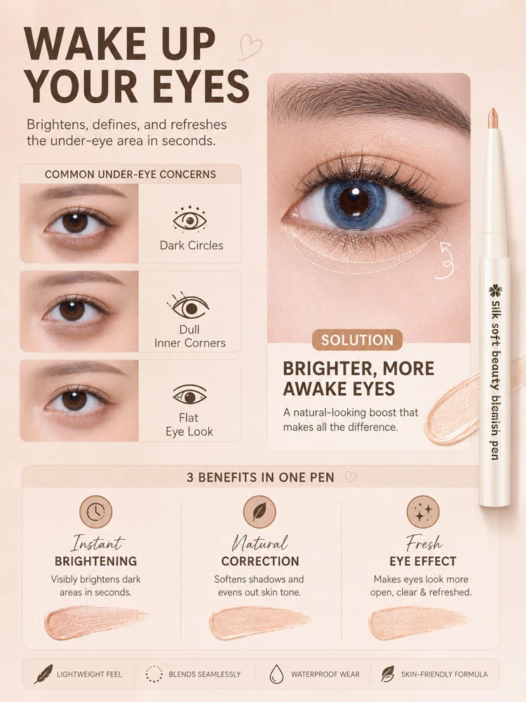 Waterproof Aegyo Sal Under Eye Brightener Pencil - 8