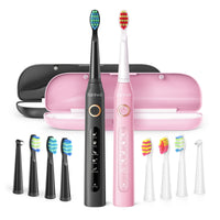 Sonic Electric Toothbrush Set with Travel Case for Adults
