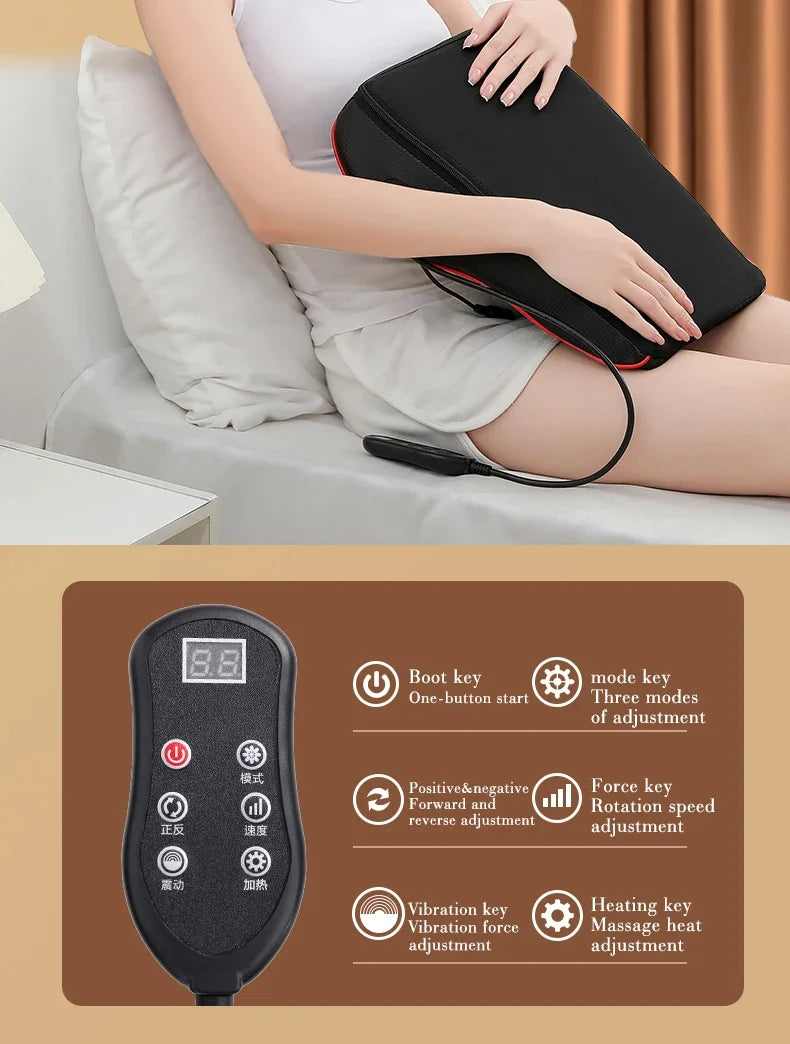 Electric Heated Shiatsu Neck and Back Massage Pillow - 23
