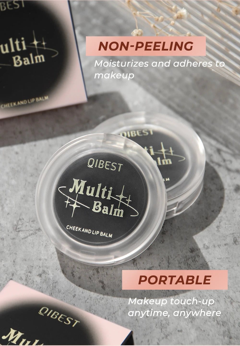 Color-Changing Multi-Use Lip and Cheek Tint Balm - 11