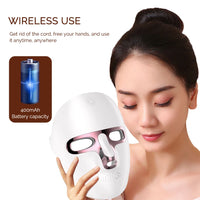 7-Color Photon LED Face and Neck Rejuvenation Mask