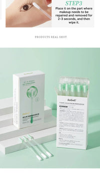 Pre-Soaked Makeup Remover Cotton Swabs for Precision Cleaning