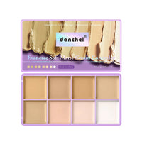 8-Shade Waterproof Full Coverage Cream Concealer Palette