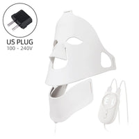 Flexible Silicone LED Light Therapy Mask for Face and Neck