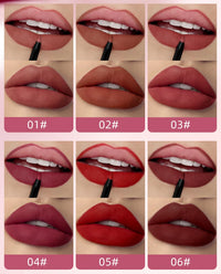 2-in-1 Dual Ended Matte Lip Liner and Long-Lasting Liquid Lipstick