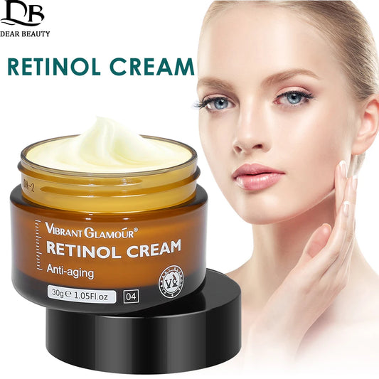 Retinol Anti-Aging Facial Cream for Wrinkles and Fine Lines