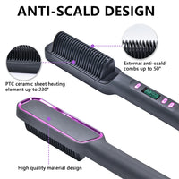 Professional Ceramic Hair Straightening Brush