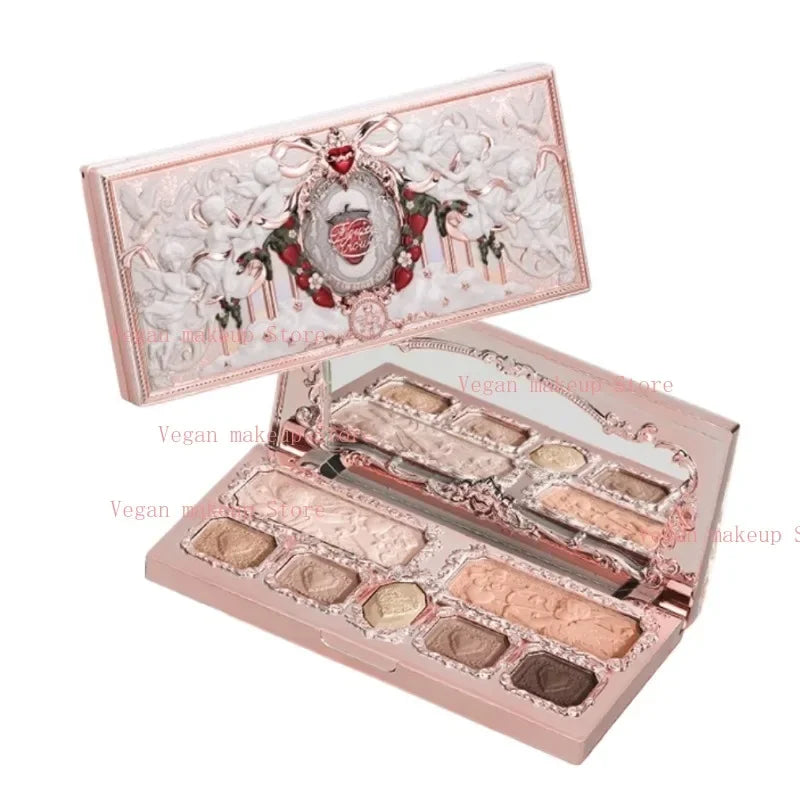 All-in-One Face Makeup Palette for Eyes, Blush, and Contour - 1