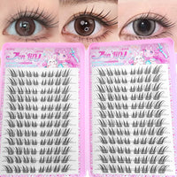 Glue-Free Cluster Eyelashes for Easy Daily Application
