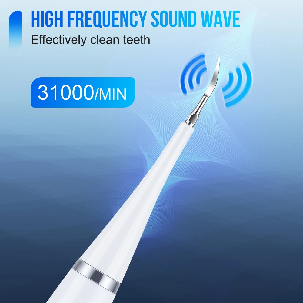6-in-1 Ultrasonic Electric Dental Plaque and Tartar Remover - 8