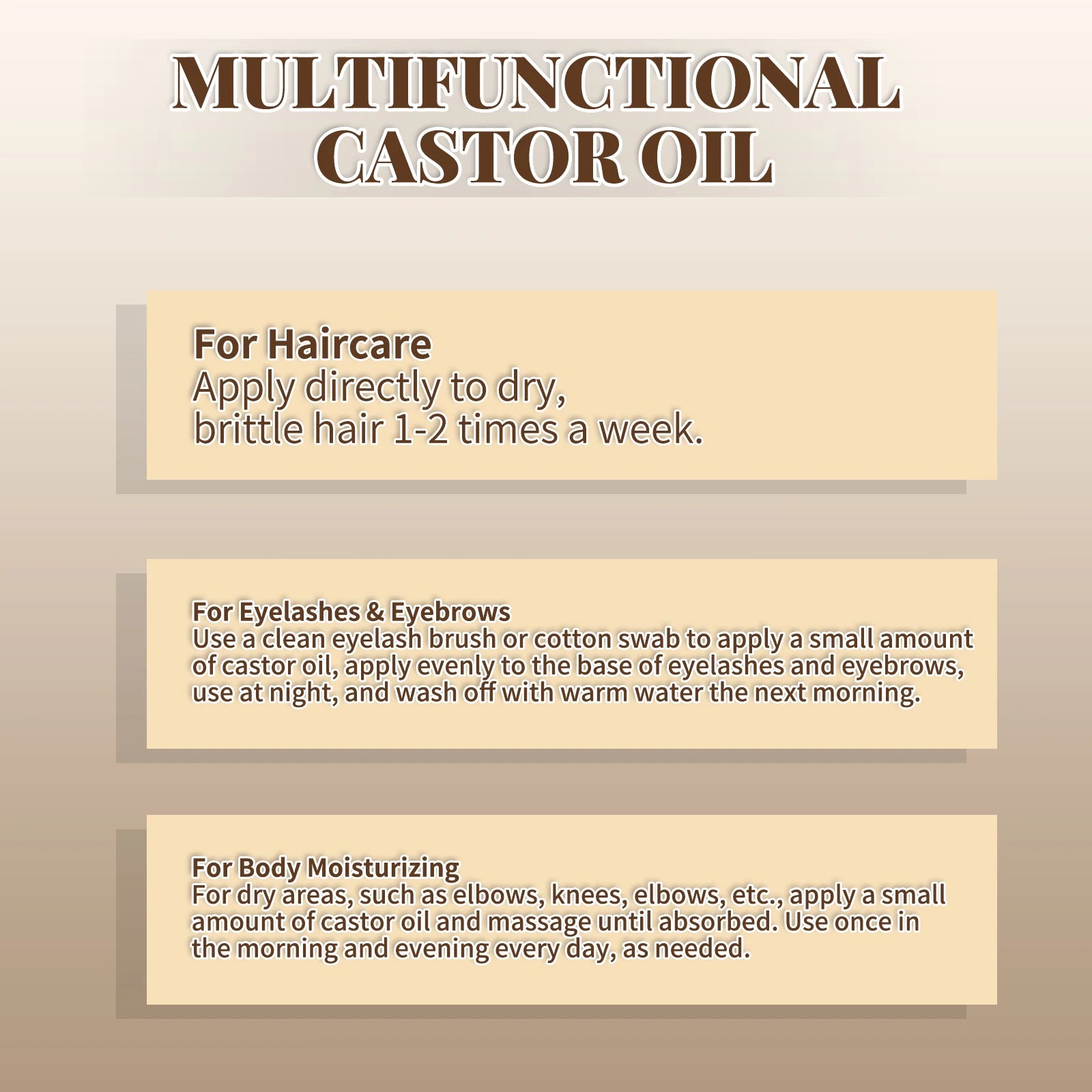 Pure Castor Oil for Hair Growth and Eyelash Conditioning - 7