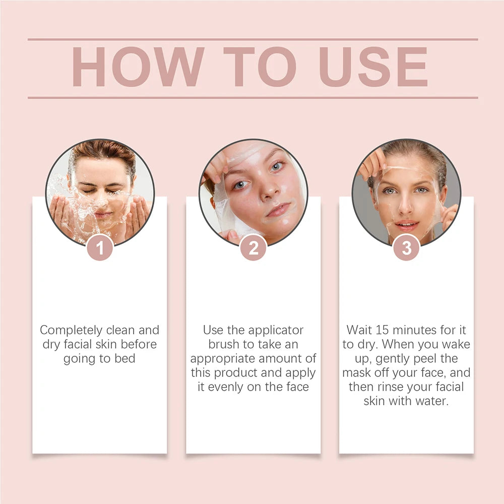 Firming Collagen Peel-Off Mask and Jelly Cream Set - 9