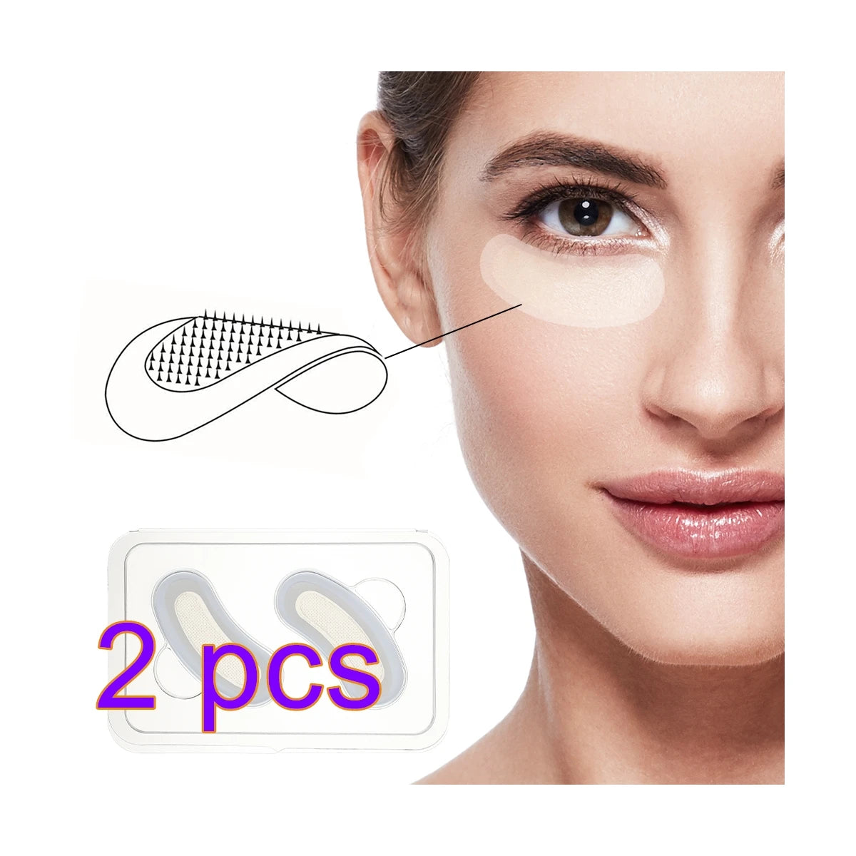 Hyaluronic Acid Microneedle Eye Patches for Fine Lines & Dark Circles - 11