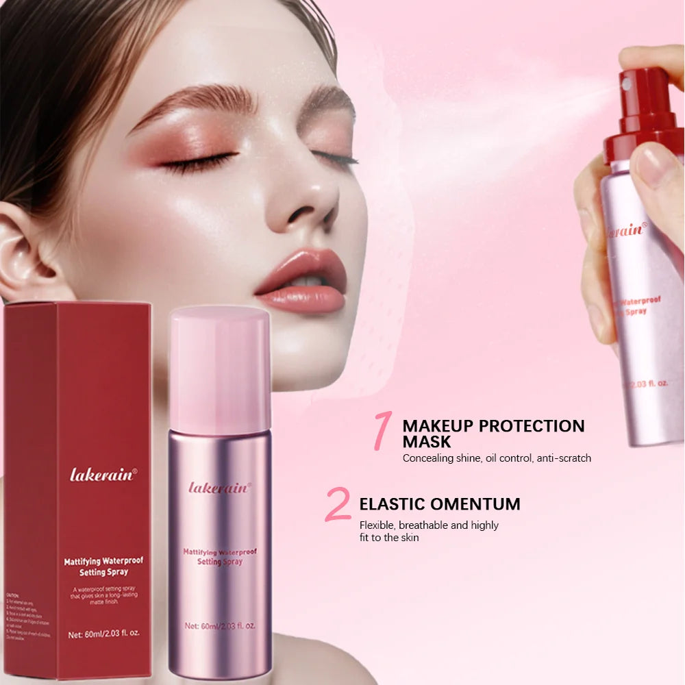 Long-Lasting Matte Makeup Setting Spray - 2
