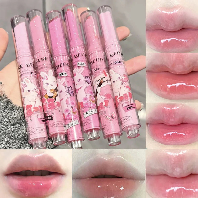 Hydrating Solid Bunny Lip Gloss for Glossy Shine - 3