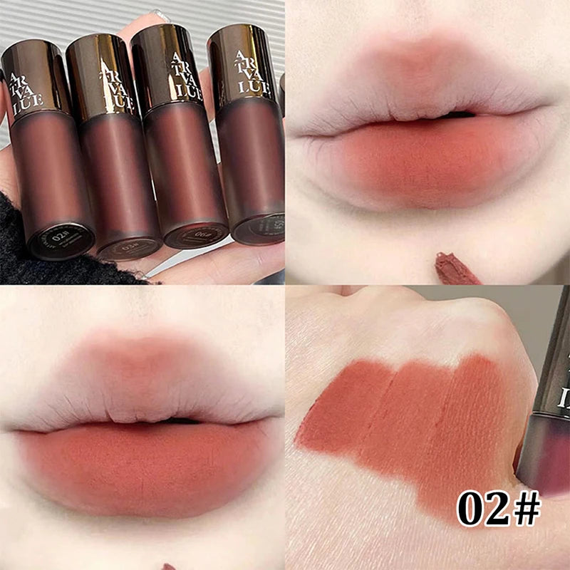 Matte Velvet Lip Glaze for Long-Lasting Soft Mist Finish - 20