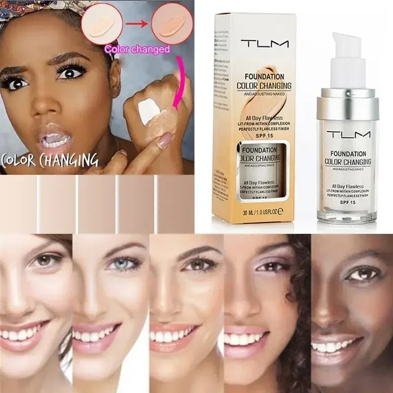 Color-Changing Liquid Foundation for Flawless Skin