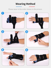 Adjustable Wrist and Thumb Brace for Pain Relief and Recovery