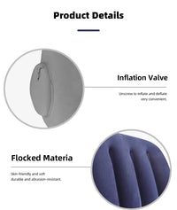 Inflatable Travel Pillow for Neck, Back, and Leg Support