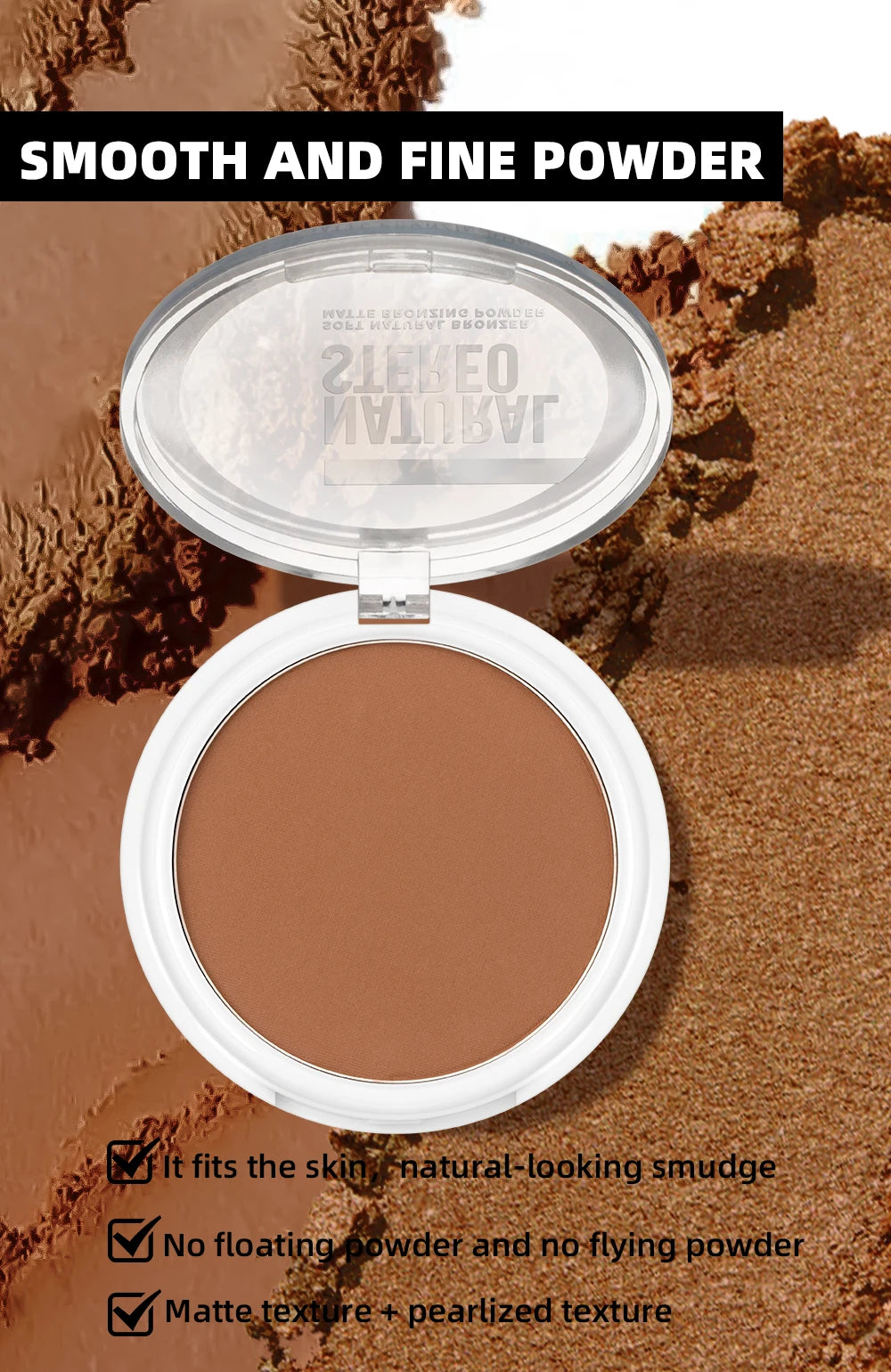 3-in-1 Face Contouring & Highlighting Powder Palette - 9