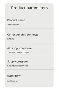 Dental Air Prophy Unit for Teeth Cleaning and Polishing