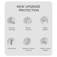 Adjustable Airbag Back Stretcher and Lumbar Support