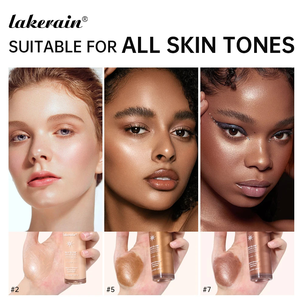 Liquid Glow Face Filter Makeup Primer & Highlighter - 2