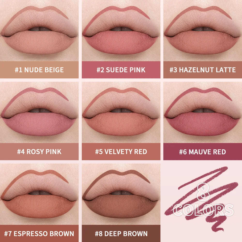 Waterproof Matte Lip Liner Pencil for Long-Lasting Contouring - 3