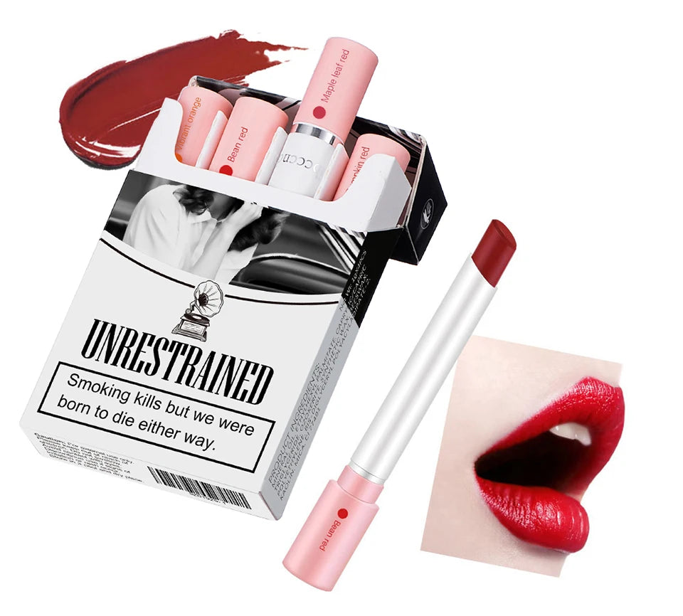 4-Piece Velvet Matte Lipstick Set - 10