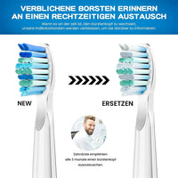 Replacement Sonic Electric Toothbrush Heads - 10 Pack