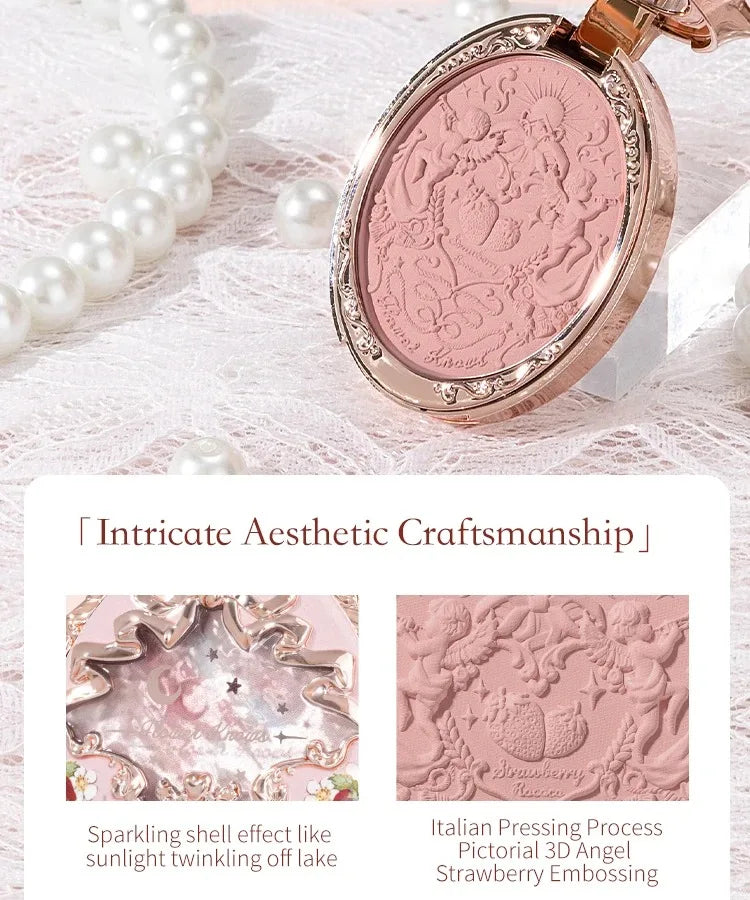Embossed Long-Lasting Powder Blush for Silky Smooth Skin - 19