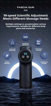 Portable 99-Level Deep Tissue Percussion Muscle Massage Gun