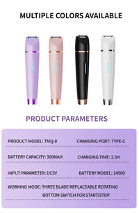 3-in-1 Waterproof Electric Hair Trimmer for Women