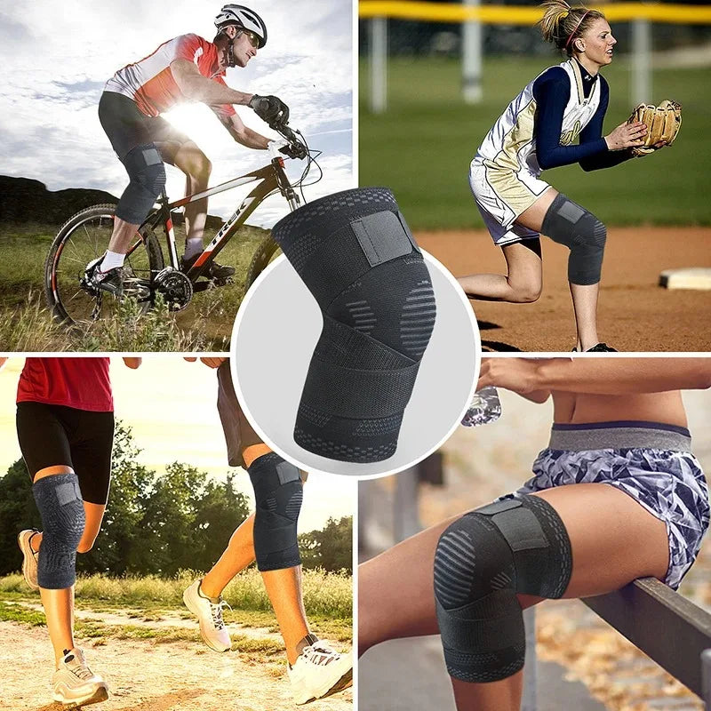 Adjustable Compression Knee Support Brace for Sports - 9