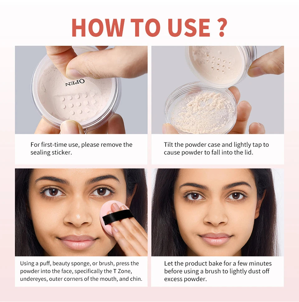 Oil-Control Matte Setting Powder for Flawless Makeup - 16