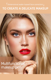 Liquid Contour, Blush and Highlighter Wand with Cushion Applicator
