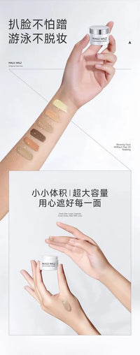 Full-Coverage Cream Concealer for Flawless Skin