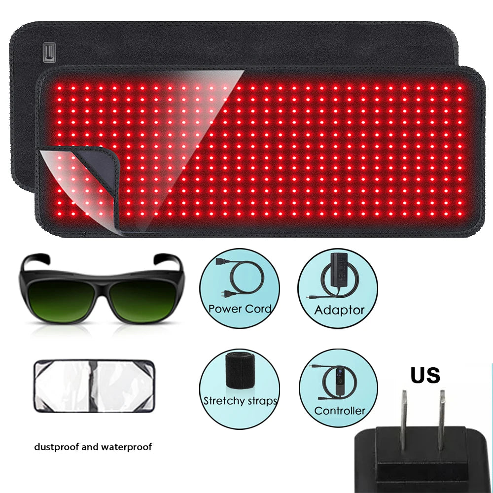 Infrared Red Light Therapy Heating Pad for Full Body Pain Relief - 25