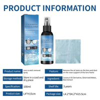 Anti-Scratch Lens Cleaning Spray for Glasses and Optics