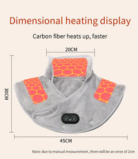 USB Heated Neck and Shoulder Heating Pad for Pain Relief