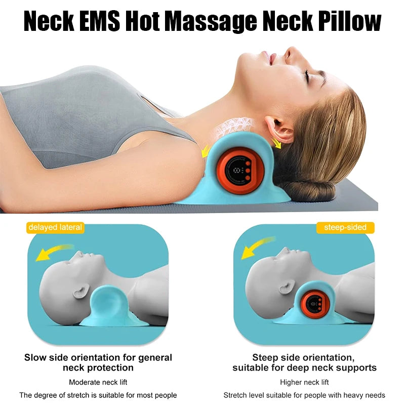 Electric Cervical Neck Massager for Pain Relief and Traction - 2