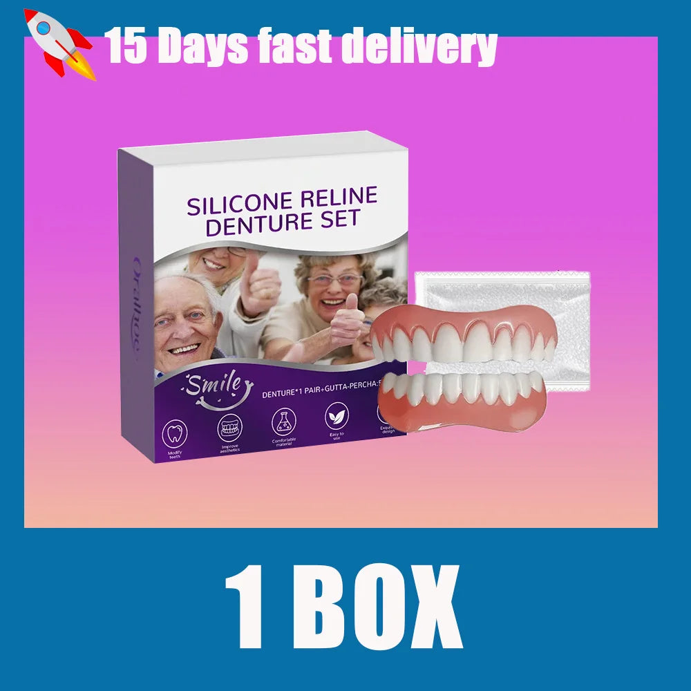 Comfort Fit Silicone Denture Reline Kit - 7