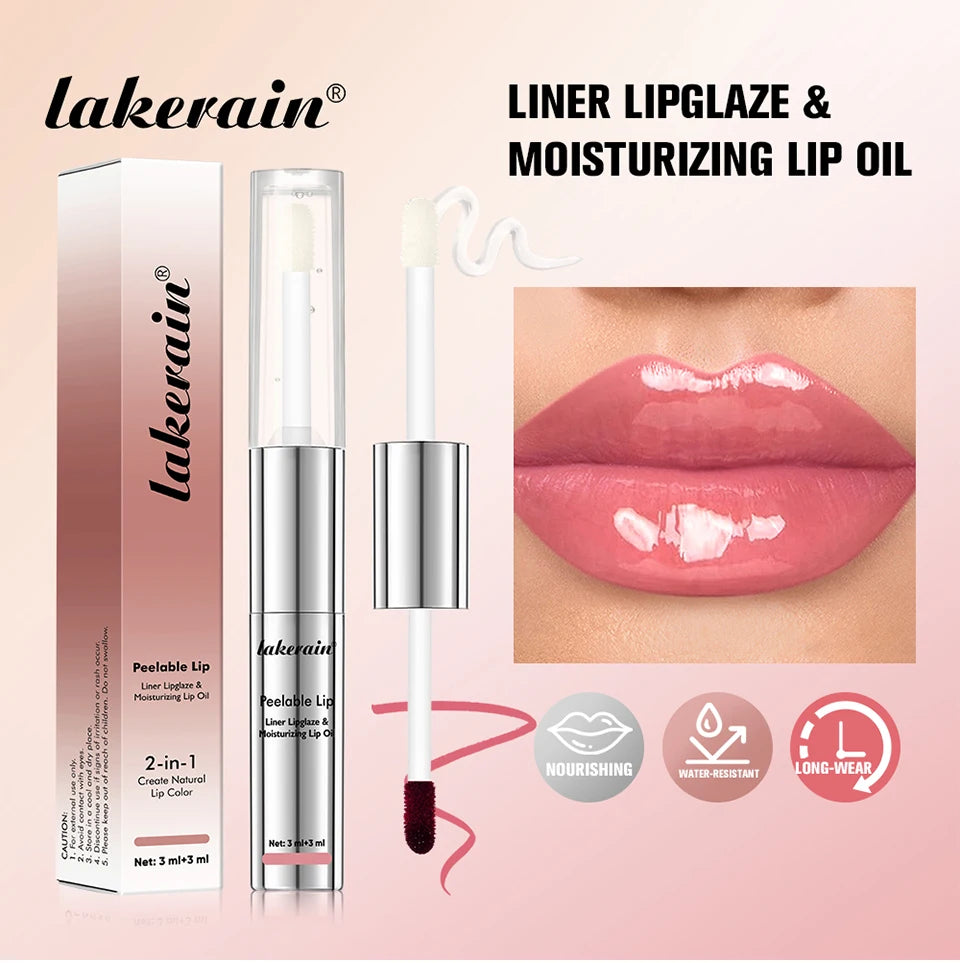 2-in-1 Waterproof Peel-Off Lip Stain and Hydrating Oil - 7