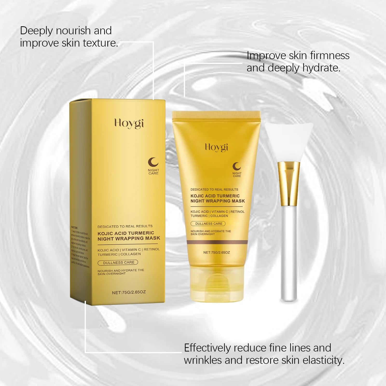 Collagen & Turmeric Radiance Peel-Off Facial Mask Set - 17