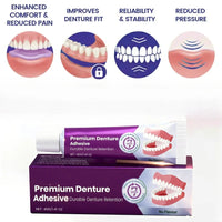 Long-Lasting Denture Adhesive Cream for Secure Fit