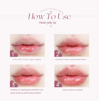 Mirror Shine Heart Shape Moisturizing Lipstick Pencil