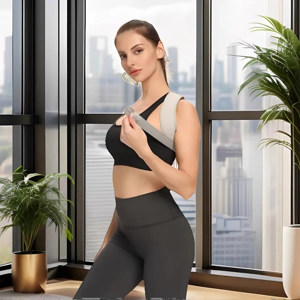 Adjustable Back Posture Corrector Support Brace - 7