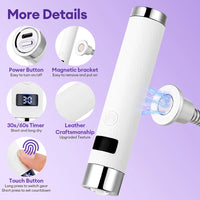 Portable 2-in-1 UV LED Nail Dryer with Magnetic Stand