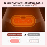 Portable Heated Massage Belt for Cramp Relief