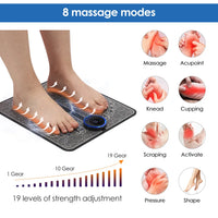 EMS Electric Foot Massage Mat for Pain Relief